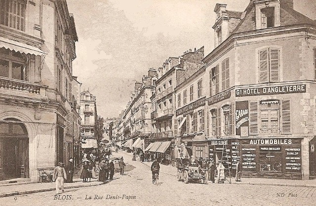 Blois (41) Rue Denis Papin CPA