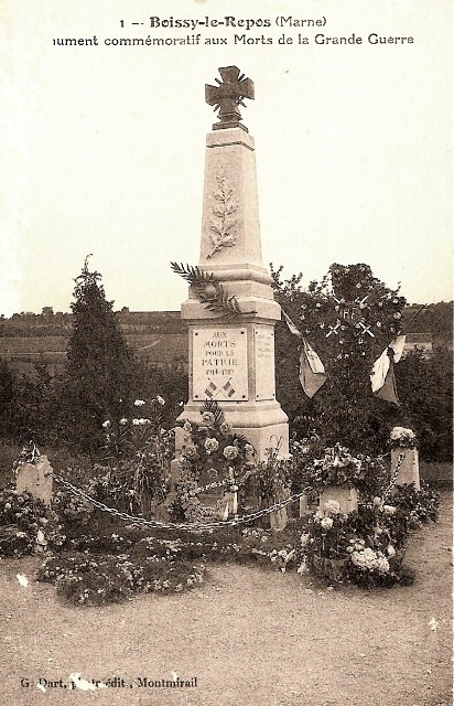 Boissy-le-Repos (51) Le Monument aux morts CPA