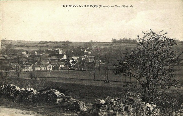Boissy-le-Repos (51) Vue générale CPA