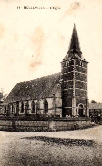 Bolleville seine maritime eglise saint pierre et saint paul cpa