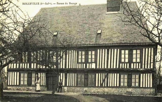 Bolleville seine maritime ferme du bocage cpa