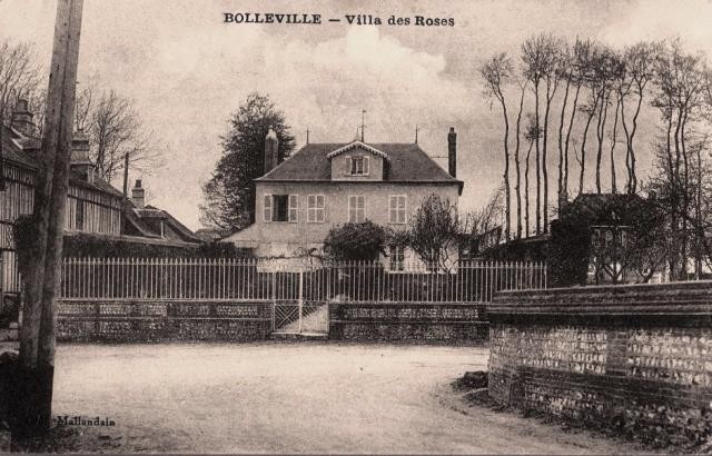 Bolleville seine maritime villa des roses en 1930 cpa