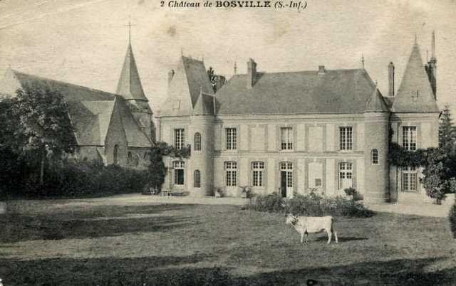 Bosville seine maritime chateau cpa