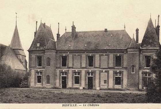 Bosville seine maritime chateau cpa