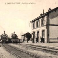 Bosville seine maritime gare saint vaast bosville cpa