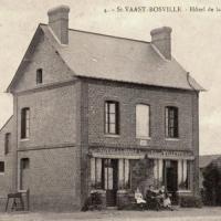 Bosville seine maritime hotel gare saint vaast bosville cpa