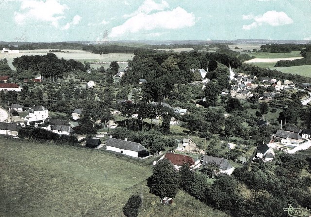 Bosville seine maritime vue aerienne cpa 