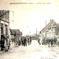 Bouconville-Vauclair (Aisne) CPA centre-ville