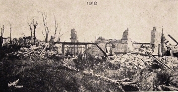 Bouconville-Vauclair (Aisne) CPA Château de La Bove 1918