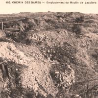 Bouconville-Vauclair (Aisne) CPA emplacement du moulin