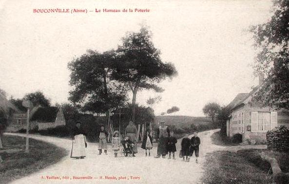 Bouconville-Vauclair (Aisne) CPA Hameau de La Poterie