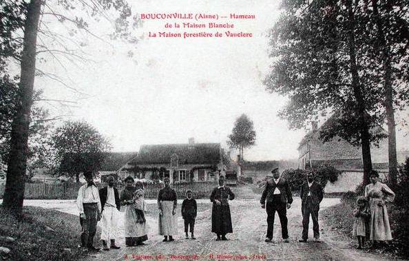 Bouconville-Vauclair (Aisne) CPA hameau de Maison Blanche