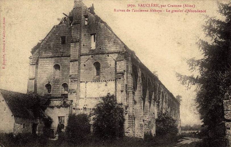 Bouconville-Vauclair (Aisne) CPA Abbaye de Vaucler