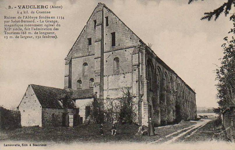 Bouconville-Vauclair (Aisne) CPA Abbaye de Vaucler