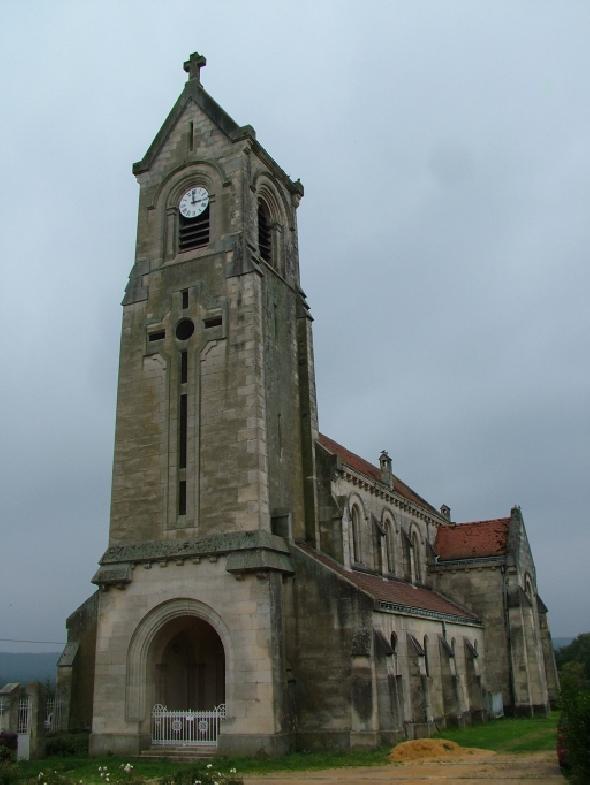 Bouconville-Vauclair (Aisne) Eglise Saint-Crépin-Saint-Crépinien