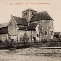 Bourbon-Lancy (Saône-et-Loire) L'Eglise Saint Nazaire CPA