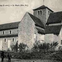 Bourbon-Lancy (Saône-et-Loire) L'Eglise Saint Nazaire, musée CPA
