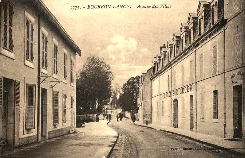 Bourbon-Lancy (Saône-et-Loire) L'Hôtel Saint Léger CPA