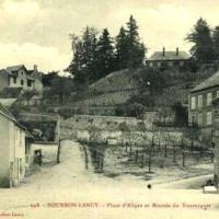 Bourbon-Lancy (Saône-et-Loire) La Montée du Tourniquet CPA