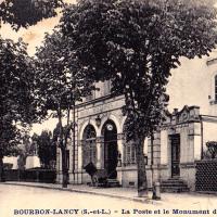 Bourbon-Lancy (Saône-et-Loire) La Poste CPA