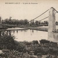 Bourbon-Lancy (Saône-et-Loire) Le Fourneau, pont CPA
