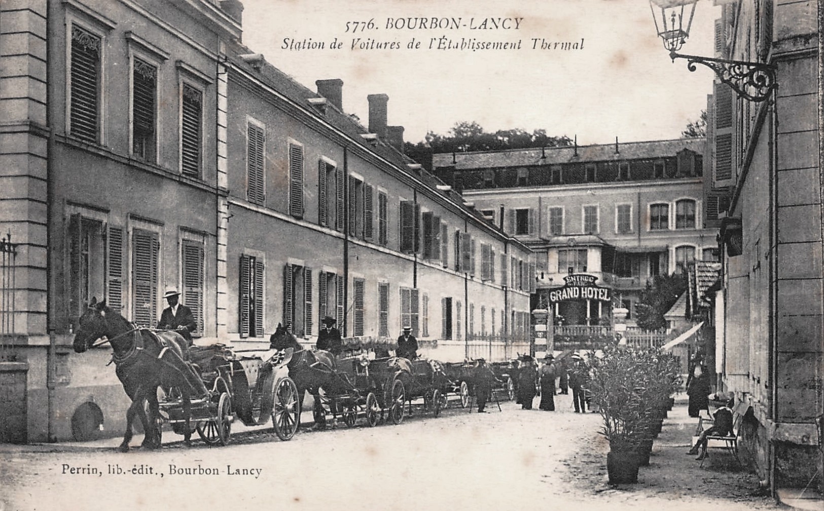 Bourbon-Lancy (Saône-et-Loire) Le Grand Hôtel CPA