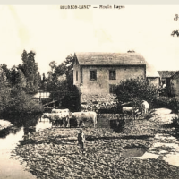 Bourbon-Lancy (Saône-et-Loire) Le moulin Ragon CPA