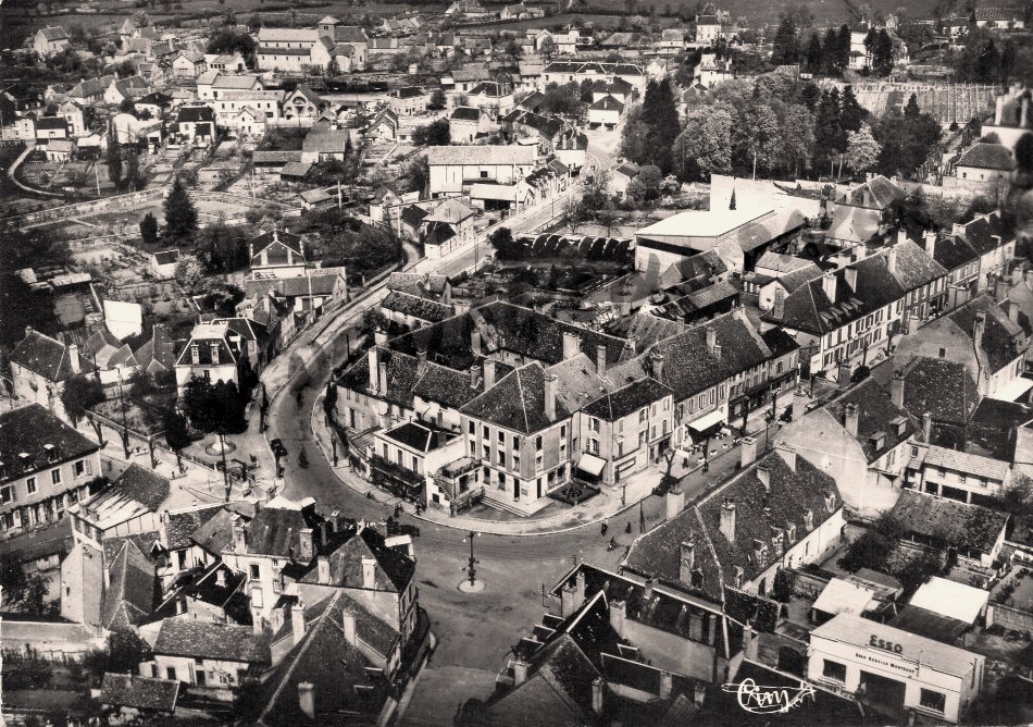 Bourbon-Lancy (Saône-et-Loire) Vue générale CPA