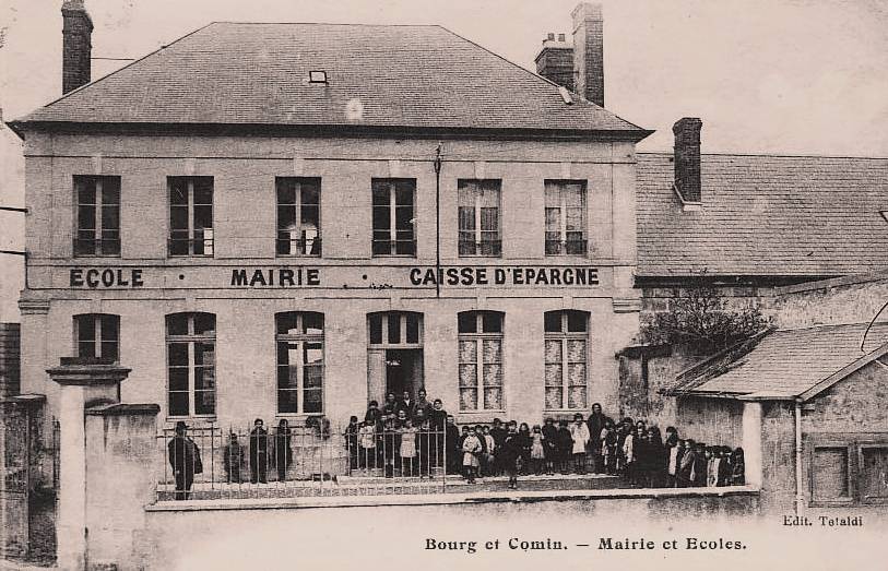 Bourg-et-Comin (Aisne) CPA Ecole