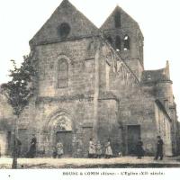 Bourg-et-Comin (Aisne) CPA Eglise Saint Martin
