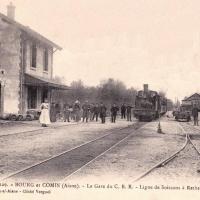 Bourg-et-Comin (Aisne) CPA Gare