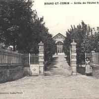 Bourg-et-Comin (Aisne) CPA L'usine hydraulique entrée