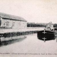 Bourg-et-Comin (Aisne) CPA L'usine hydraulique