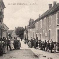 Bourg-et-Comin (Aisne) CPA Grande rue