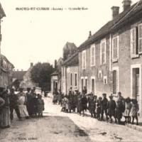Bourg-et-Comin (Aisne) CPA Grande rue