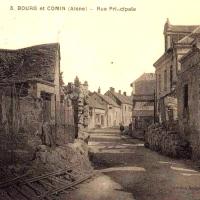 Bourg-et-Comin (Aisne) CPA Rue principale