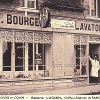 Bourg-et-Comin (Aisne) CPA Coiffeur