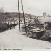 Bourg-et-Comin (Aisne) CPA Vue générale