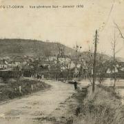 Bourg-et-Comin (Aisne) CPA Vue générale 1920