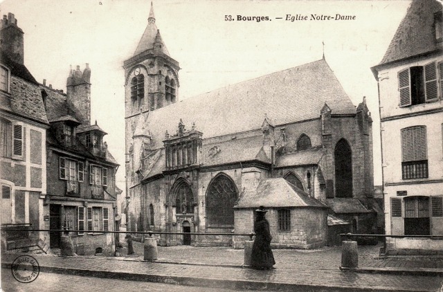 Bourges (18) L'église Notre-Dame CPA