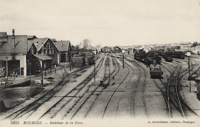 Bourges (18) La gare CPA