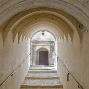 Bourges (Cher) L'Hôtel Lallemant, passage intérieur