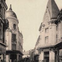Bourges (Cher) La rue Coursalon CPA