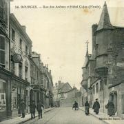 Bourges (Cher) La rue des Arènes CPA