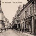 Bourges (Cher) La rue des Arènes CPA