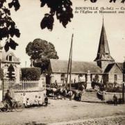 Bourville seine maritime eglise saint martin cpa