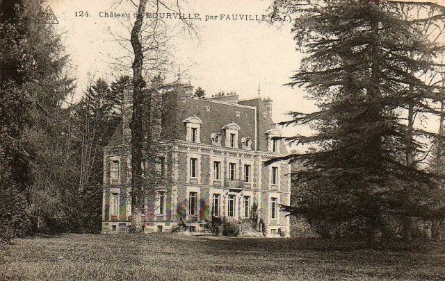 Bourville seine maritime tonneville le chateau cpa