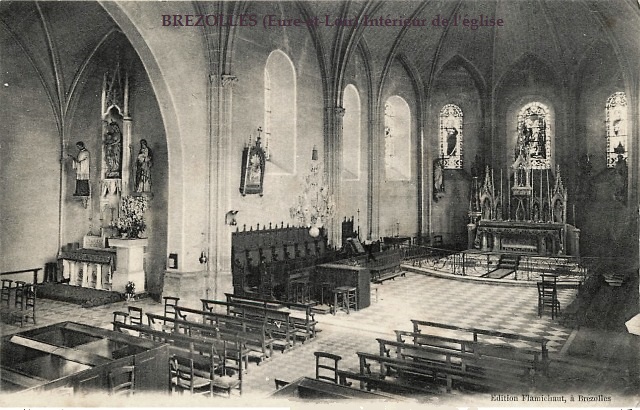 Brézolles (28) L'église CPA