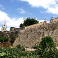 Le mur de la première enceintre du château