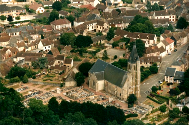 Brézolles (28) Vue aérienne